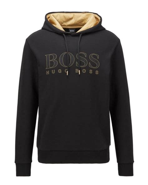 versace jeans real act change sweatshirt|Logo Hoodie Black,Gold .